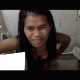 2 different multi-racial, inner-city girls take turns being recorded while shitting into a toilet at a public restroom. No product is shown, but we can see poop on the toilet paper while the first girl wipes. About 9.5 minutes.